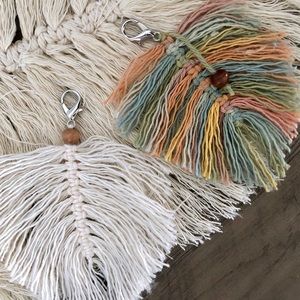Handmade Macrame Keychains/Charms